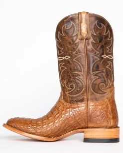 Cody James Men's Burnished Caiman Exotic Boots - Broad Square Toe -New Cody James 036W27 41 LT