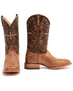 Cody James Men's Burnished Caiman Exotic Boots - Broad Square Toe -New Cody James 036W27 41 P1