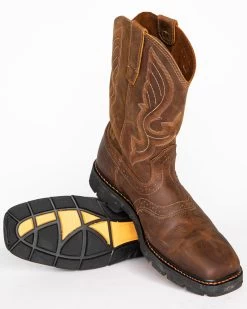 Cody James Men's Western Work Boots - Square Toe -New Cody James 0502M2 7010 BM