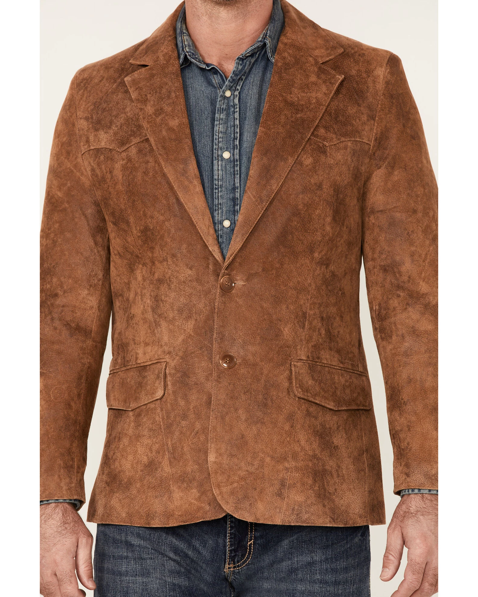 Cody James Men's Leather Blazer 3 Cody James Men's Leather Blazer - Image 3