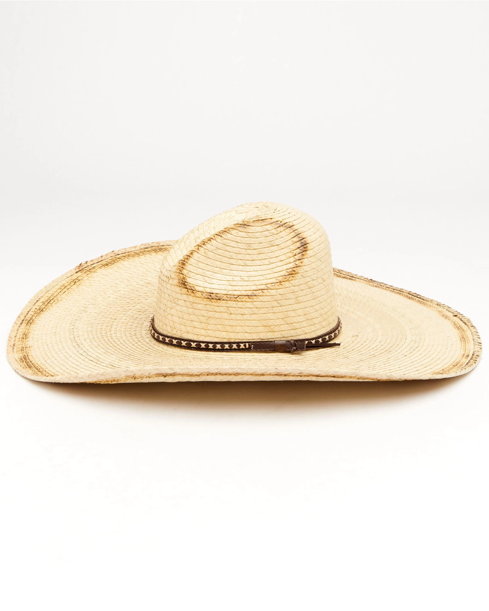 Cody James Men's Guatemalan Gus Palm Straw Western Hat 3 Cody James Men's Guatemalan Gus Palm Straw Western Hat - Image 3