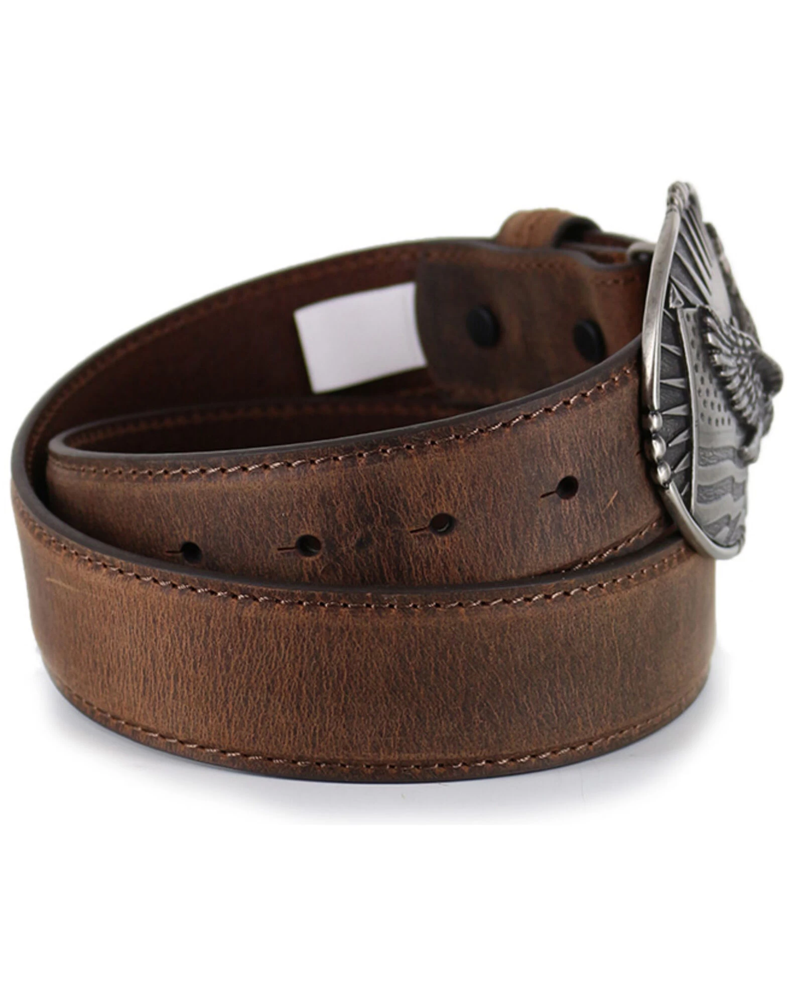 Cody James Men's Patriotic Eagle Leather Belt 2 Cody James Men's Patriotic Eagle Leather Belt - Image 2