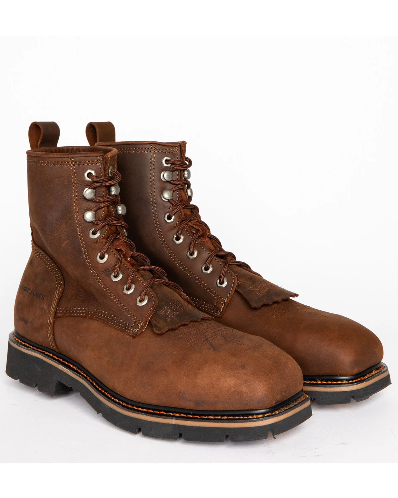 Cody James Men's 8" Lace-Up Kiltie Work Boots - Composite Toe 1 Cody James Men's 8" Lace-Up Kiltie Work Boots - Composite Toe