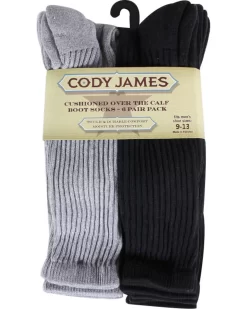 Cody James Men's Cushioned Boot Socks - 6Â Pack