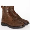 Cody James® Men's Waterproof Lace-Up Western Work Boots