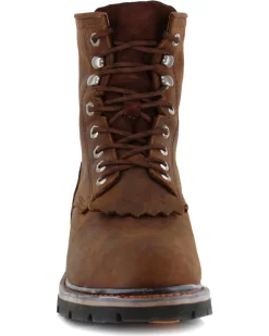 Cody James Men's 8" Waterproof Lace-Up Kiltie Work Boots - Round Toe -New Cody James 2000210157 200 FT 1