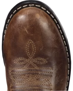 Cody James Boys' Two-Tone Embroidered Western Boots - Round Toe -New Cody James 2000221649 200 TP