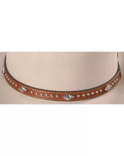 Cody James Silver Studs With Diamond Conchos Hat Band -New Cody James 2000221736 280 D2