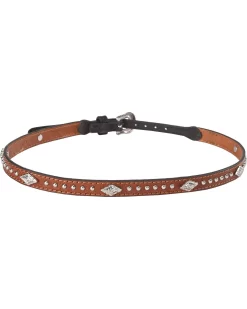 Cody James Silver Studs With Diamond Conchos HatĀ Band