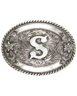 Cody James Men's Initial S Belt Buckle