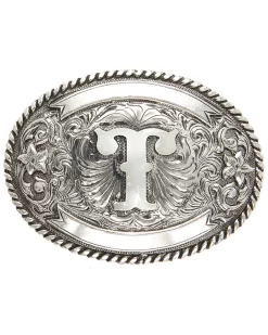 Cody James Men's Initial T Belt Buckle