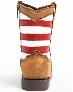 Cody James Toddler Boys' USA Flag Western Boots - Broad Square Toe -New Cody James 2000253466 200 P5