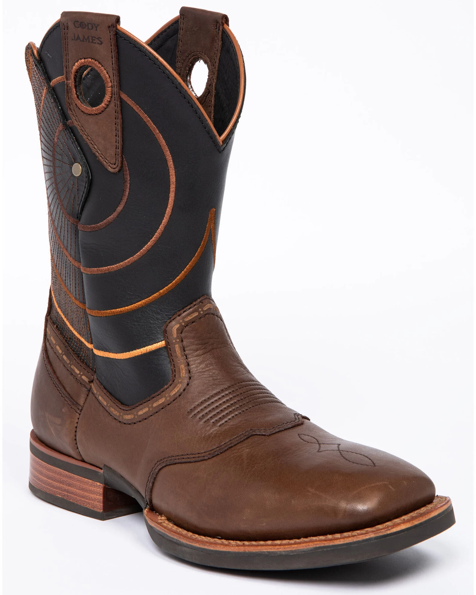 Cody James Men's Extreme Embroidery Western Performance Boots - Broad Square Toe 5 Cody James Men's Extreme Embroidery Western Performance Boots - Broad Square Toe - Image 5