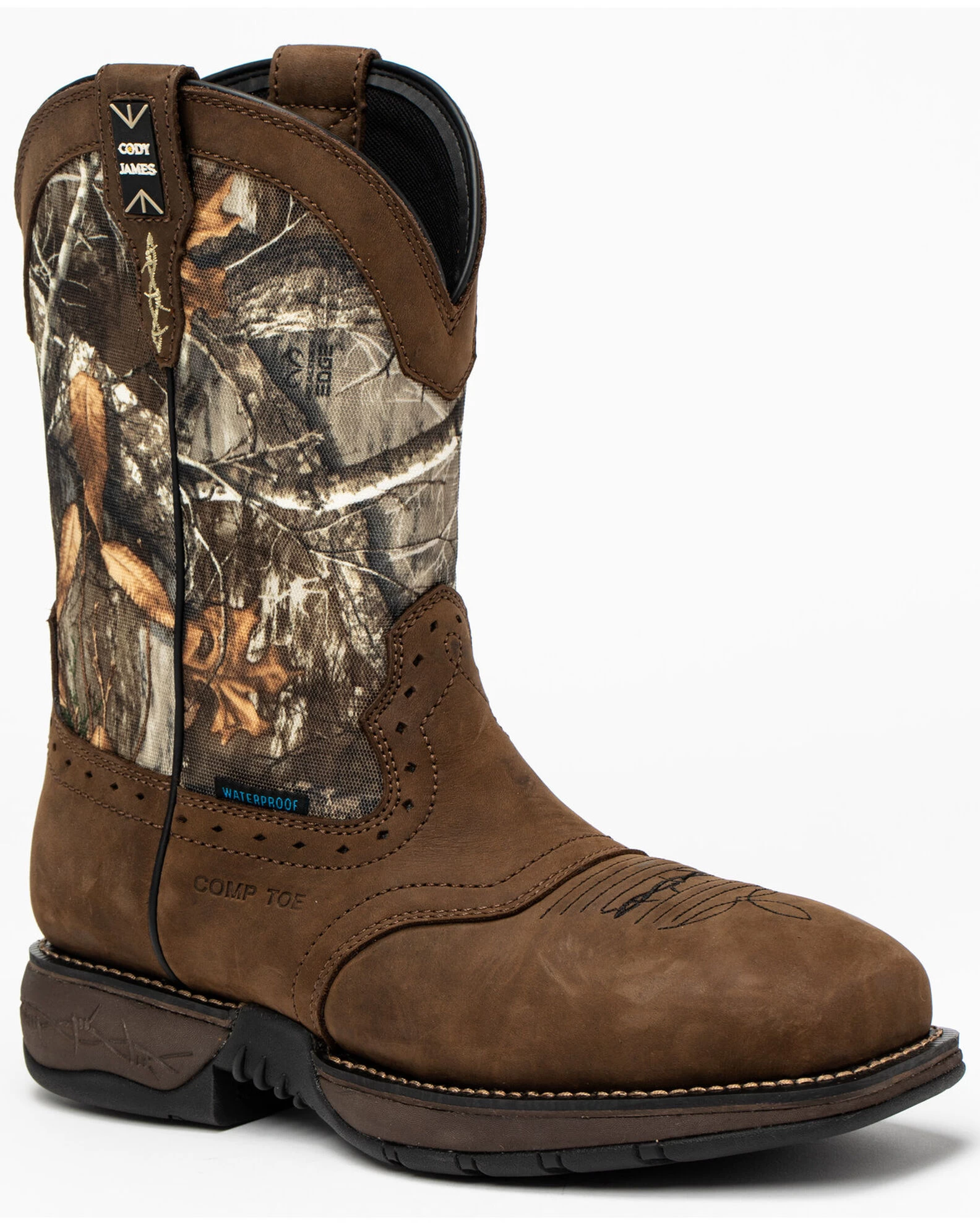 Cody James Men's Xero Gravity Lite Camo Western Work Boots - Composite Toe 1 Cody James Men's Xero Gravity Lite Camo Western Work Boots - Composite Toe