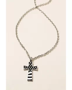 Cody James Men's Stainless Flag Cross 5 Cody James Men's Stainless Flag Cross -New Cody James 2000289252 040 P3