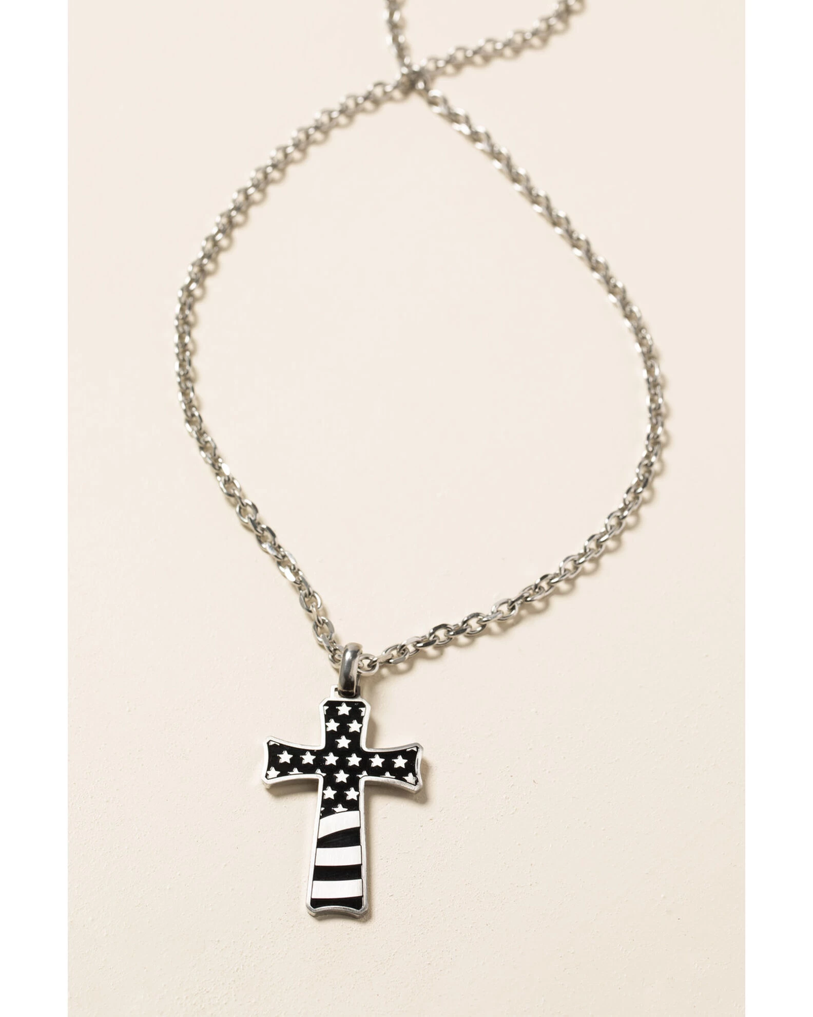 Cody James Men's Stainless Flag Cross 3 Cody James Men's Stainless Flag Cross - Image 3