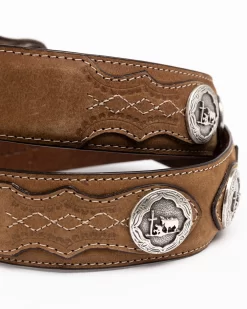 Cody James Men's Hair-On Praying Cowboy Concho Western Belt -New Cody James 2000291521 200 P4