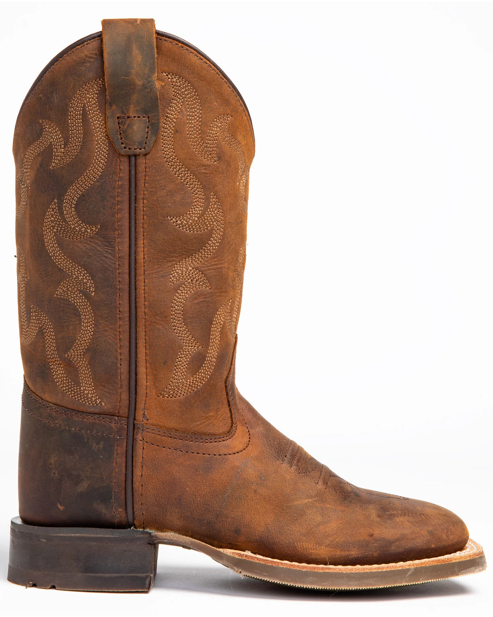 Cody James Boys' Full-Grain Leather Western Boots - Square Toe 2 Cody James Boys' Full-Grain Leather Western Boots - Square Toe - Image 2