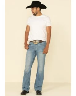 Cody James Men's Hamshackle Light Wash Stretch Relaxed Boot Jeans -New Cody James 2000295747 400 P5