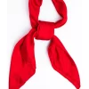 Cody James Men's Red Silk Jacquard Scarf 