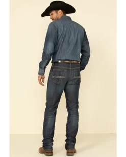 Cody James Men's Night Hawk Basic Medium Wash Stretch Slim Straight Jeans 