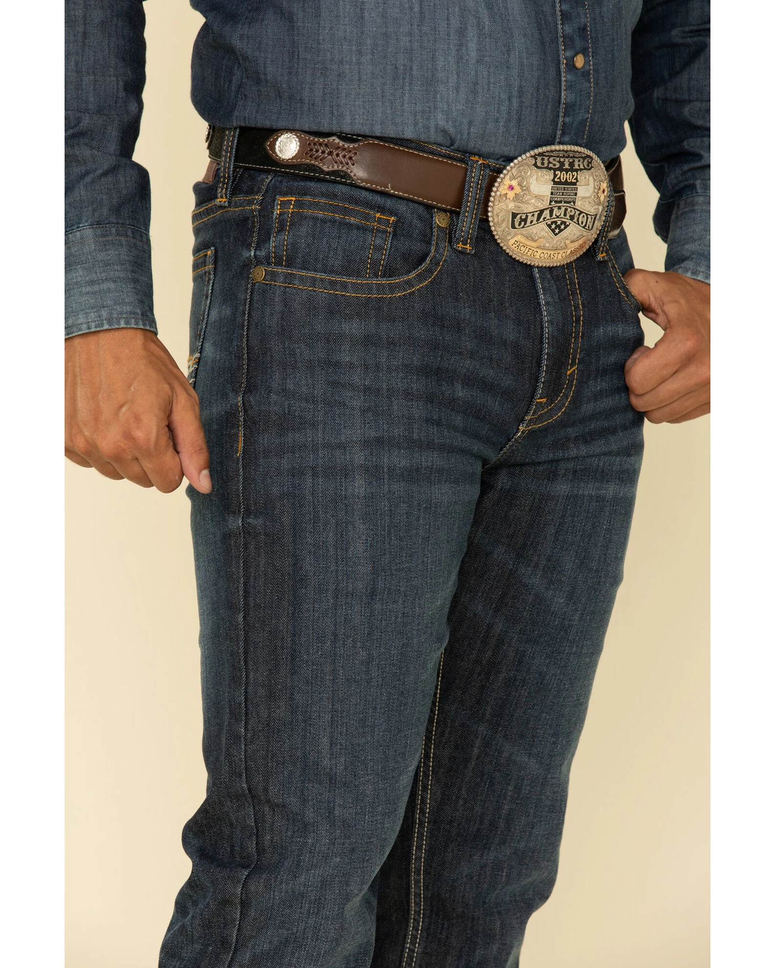 Cody James Men's Night Hawk Basic Medium Wash Stretch Slim Straight Jeans 4 Cody James Men's Night Hawk Basic Medium Wash Stretch Slim Straight Jeans - Image 4