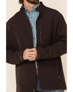 Cody James Men's Brown Steamboat Softshell Bonded Zip Front Jacket 8 Cody James Men's Brown Steamboat Softshell Bonded Zip Front Jacket -New Cody James 2000325374 200 P3