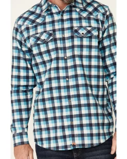 Cody James Men's FR Plaid Print Long Sleeve Work Shirt  -New Cody James 2000325699 442 P3