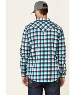 Cody James Men's FR Plaid Print Long Sleeve Work Shirt  -New Cody James 2000325699 442 P4
