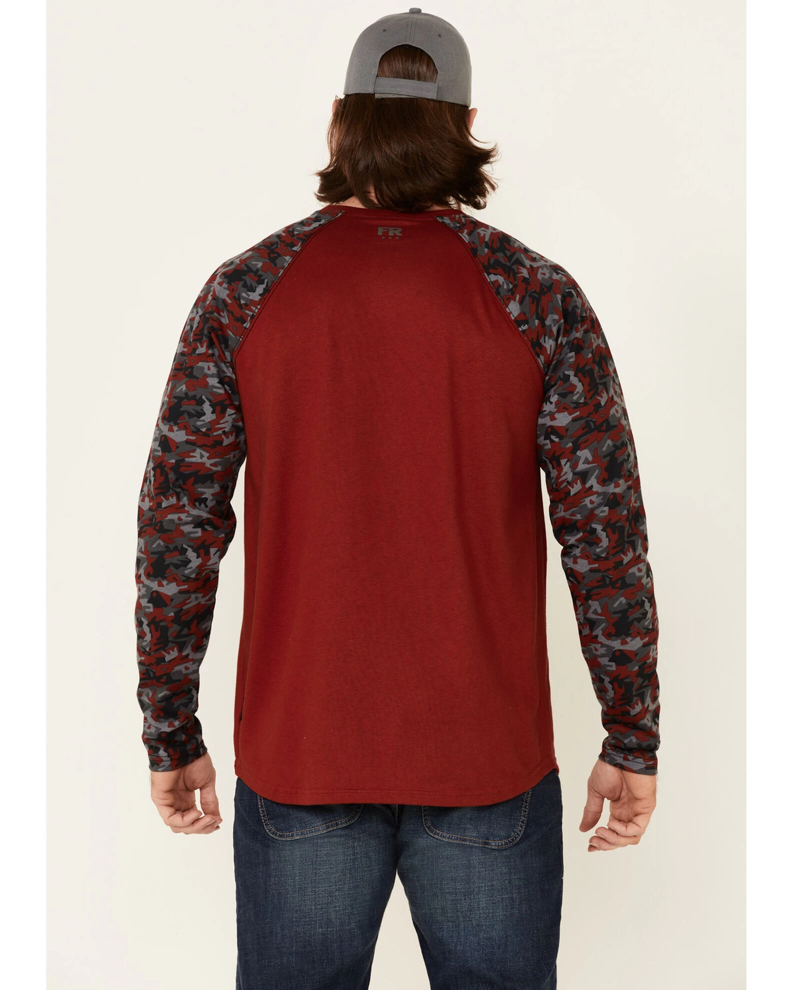 Cody James Men's FR Chili Long Sleeve Work Raglan T-Shirt 4 Cody James Men's FR Chili Long Sleeve Work Raglan T-Shirt - Image 4