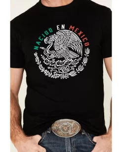 Cody James Men's Black Born In Mexico Graphic T-Shirt  -New Cody James 2000332445 001 P3