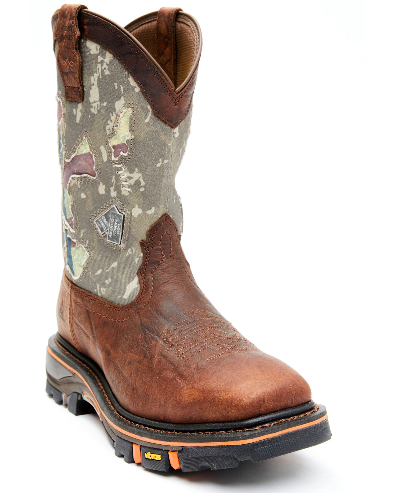 Cody James Men's Camo Decimator Western Work Boots - Soft Toe 2 Cody James Men's Camo Decimator Western Work Boots - Soft Toe - Image 2
