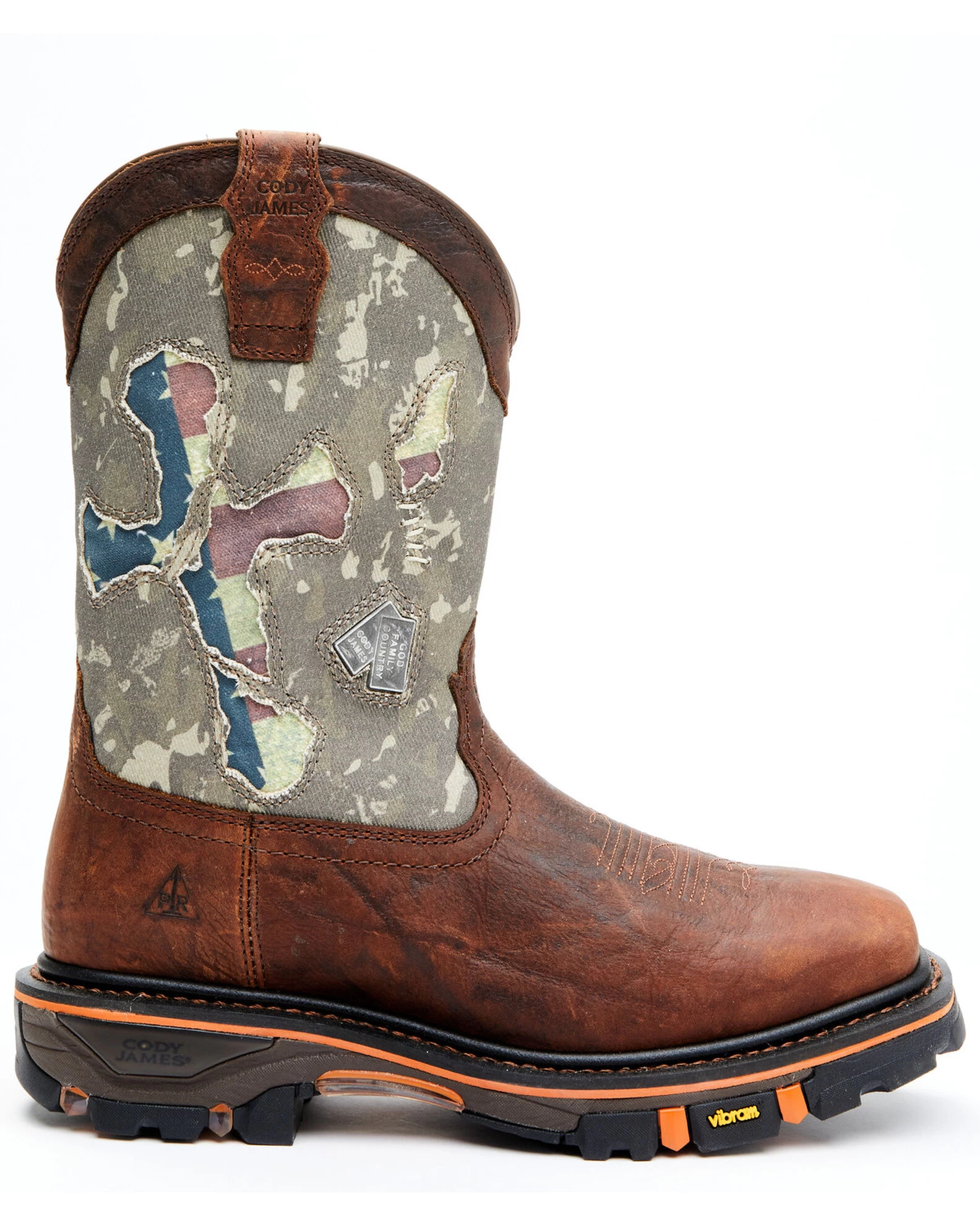 Cody James Men's Camo Decimator Western Work Boots - Soft Toe 6 Cody James Men's Camo Decimator Western Work Boots - Soft Toe - Image 6