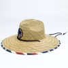 Cody James Men's USA Strong Lifeguard Straw Sun Hat 