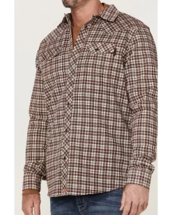 Cody James Men's FR Small Plaid Print Long Sleeve Pearl Snap Work Shirt  -New Cody James 2000343143 640 P3