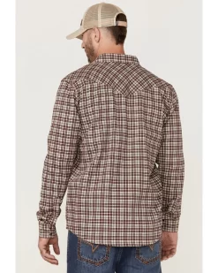 Cody James Men's FR Small Plaid Print Long Sleeve Pearl Snap Work Shirt  -New Cody James 2000343143 640 P4