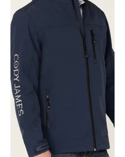 Cody James Core Men's Steamboat Logo Zip-Front Softshell Jacket 6 Cody James Core Men's Steamboat Logo Zip-Front Softshell Jacket -New Cody James 2000343274 410 P3