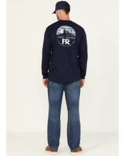 Cody James Men's FR Medium Wash Slim Straight Jeans 6 Cody James Men's FR Medium Wash Slim Straight Jeans -New Cody James 2000348999 400 P3