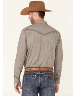 Cody James Men's Decree Solid Chambray Long Sleeve Snap Western Shirt - Big & Tall 7 Cody James Men's Decree Solid Chambray Long Sleeve Snap Western Shirt - Big & Tall -New Cody James 2000350549 200 P4