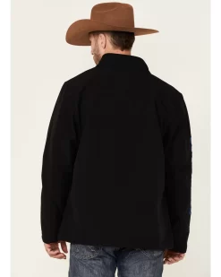 Cody James Core Men's Royal Embroidered Logo Sleeve Zip-Front Steamboat Jacket  -New Cody James 2000350760 001 P4