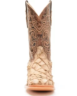 Cody James Men's Exotic Pirarucu Western Boots - Broad Square Toe  -New Cody James 2000351584 280 P4