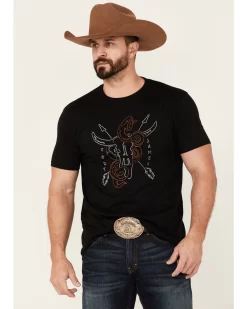 Cody James Men's Crossways Graphic Short Sleeve T-Shirt -Â Black