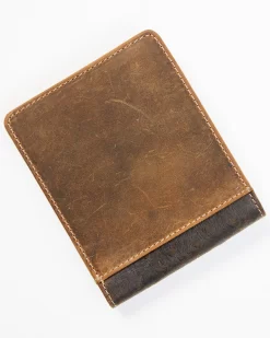 Cody James Men's Brown Ostrich Bifold Tooled Wallet -New Cody James 2000351827 200 P3
