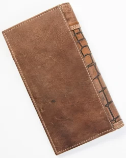 Cody James Men's Croc Praying Cowboy Checkbook Wallet