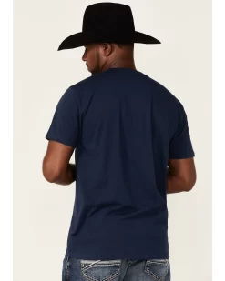 Cody James Men's Navy Southwestern Logo Short Sleeve T-Shirt  -New Cody James 2000352228 410 P4