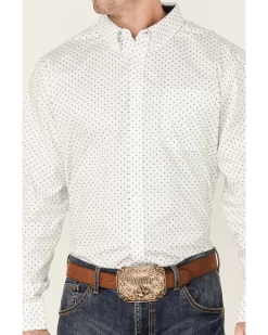 Cody James Core Men's Old Soul Mini Geo Print Long Sleeve Button-Down Western Shirt 6 Cody James Core Men's Old Soul Mini Geo Print Long Sleeve Button-Down Western Shirt -New Cody James 2000354263 100 P3
