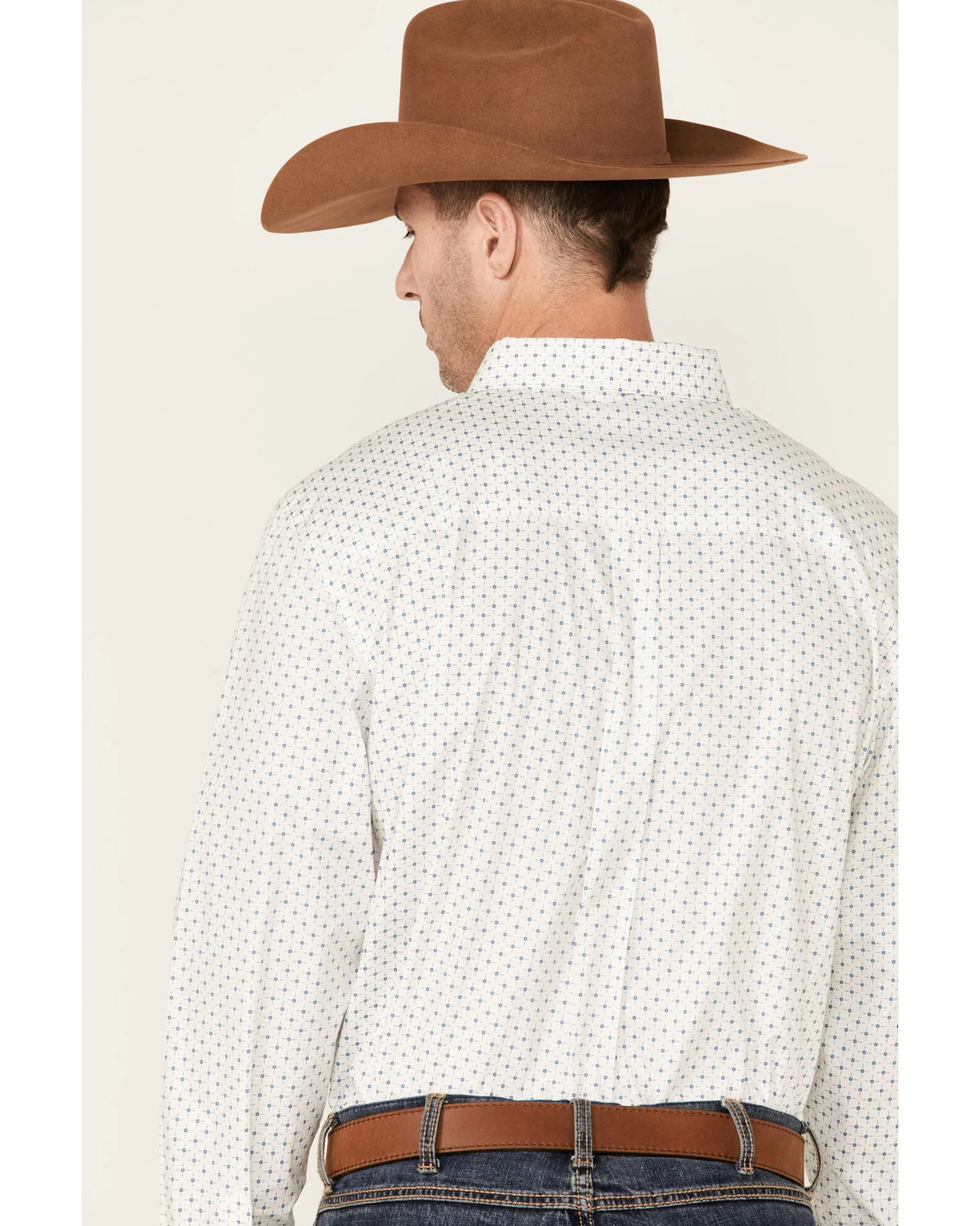 Cody James Core Men's Old Soul Mini Geo Print Long Sleeve Button-Down Western Shirt 4 Cody James Core Men's Old Soul Mini Geo Print Long Sleeve Button-Down Western Shirt - Image 4