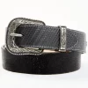 Cody James Men's Hair-On Black Western Belt