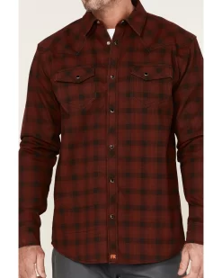 Cody James Men's FR Plaid Print Long Sleeve Snap Work Shirt  -New Cody James 2000357955 601 P3