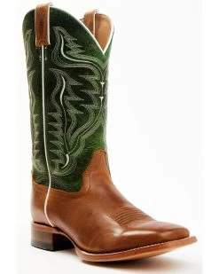 Cody James Men's Peridot Green Leather Western Boots - Broad Square Toe -New Cody James 2000358811 300 P1 1